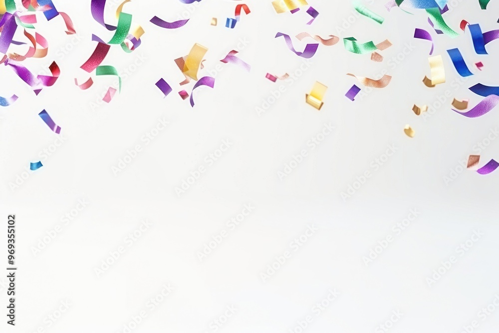 Colorful confetti celebration background Colorful confetti celebration background