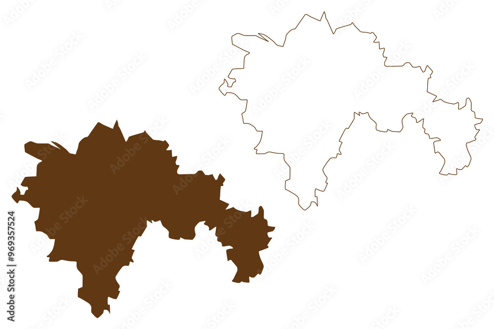 Weiden in der Oberpfalz city (Federal Republic of Germany, Urban district Upper Palatinate, Free State of Bavaria) map vector illustration, scribble sketch Weiden i.d.OPf map Weiden in der Oberpfalz city (Federal Republic of Germany, Urban district Upper Palatinate, Free State of Bavaria) map vector illustration, scribble sketch Weiden i.d.OPf map