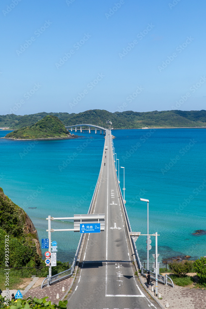 Naklejka premium 角島大橋