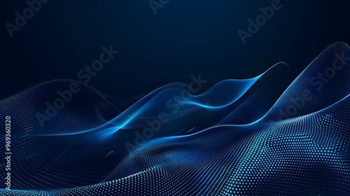 abstract background with waves