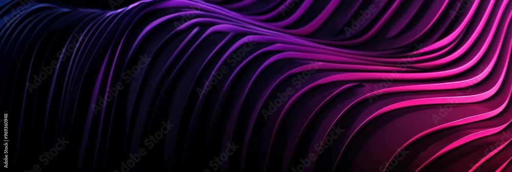 Fototapeta premium Abstract background with purple and pink flowing lines