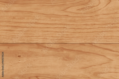 Close-up of a light brown wooden surface with grain and knot.