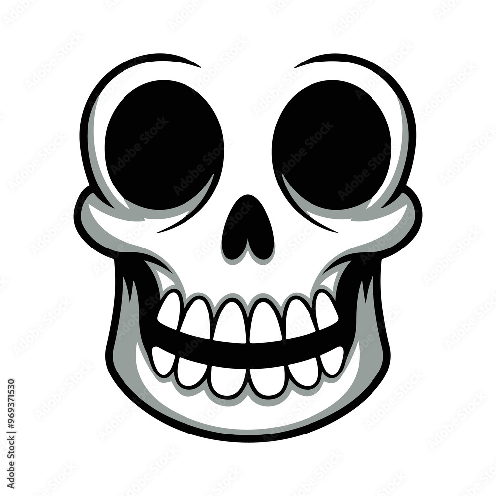 human skull isolated on white Generated AI human skull isolated on white Generated AI