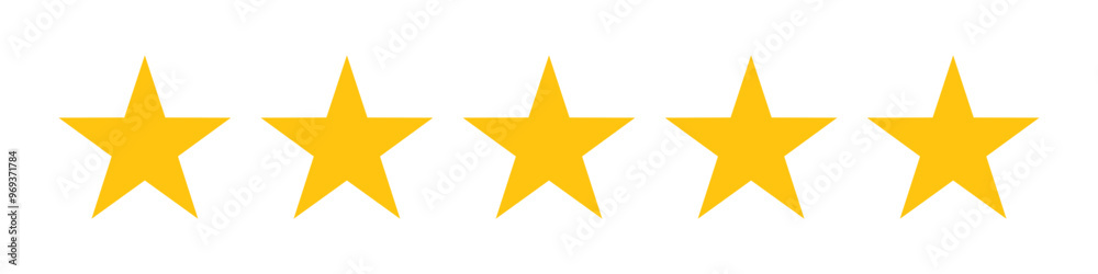 Five stars customer product rating review flat icon for apps and websites,vector design. Five stars customer product rating review flat icon for apps and websites,vector design.