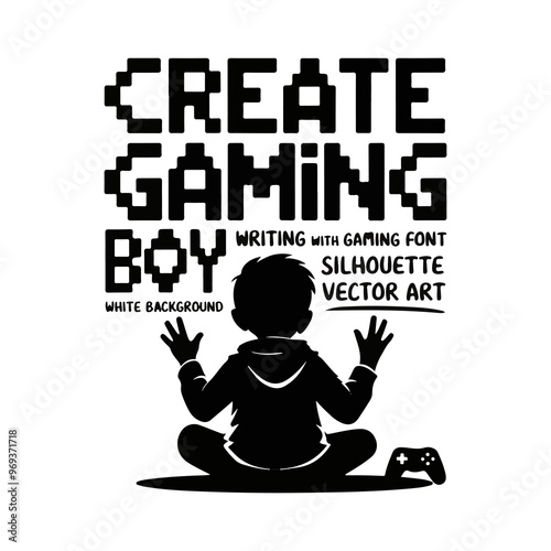 create gaming boy Generated AI