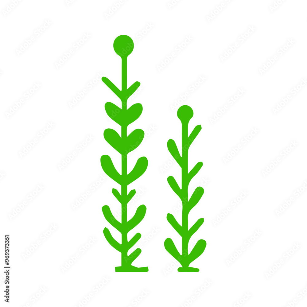 Obraz premium Simple Bush vector