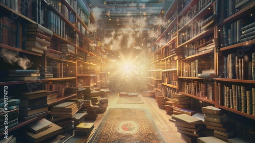 In a library with no end, aisles lead to different worlds, each shelf a new adventure for National Tell a Story Day