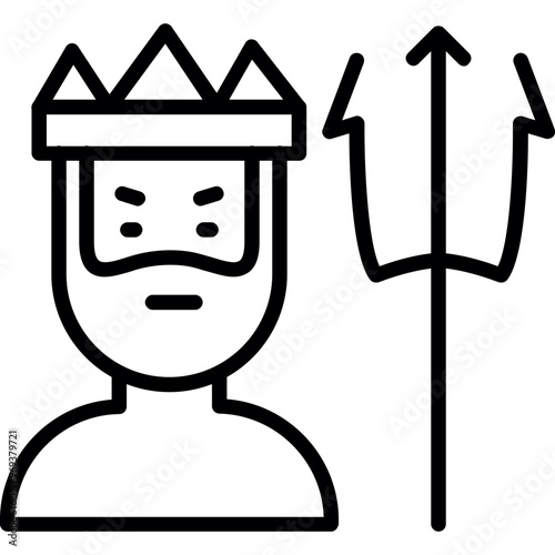 Poseidon Icon