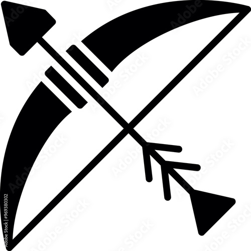 Bow And Arrow Icon
