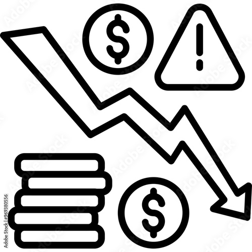 Financial Crisis Icon