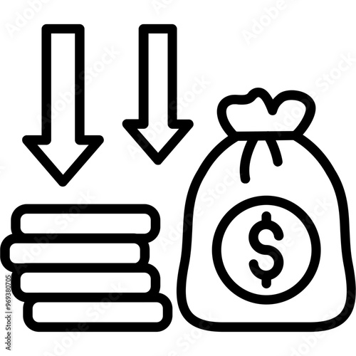 Money Loss Icon