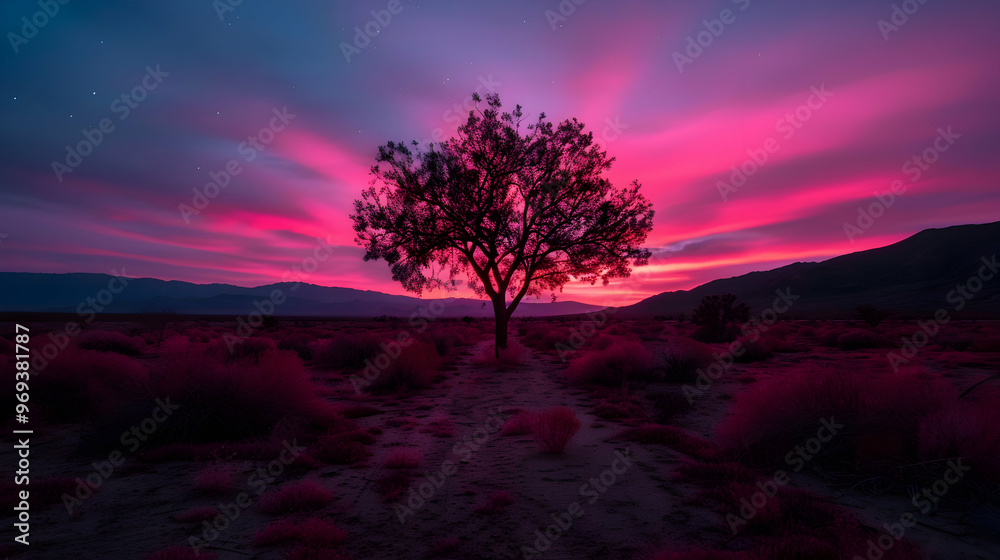 The Night Sky With Stars Above Joshua Tree The Night Sky With Stars Above Joshua Tree