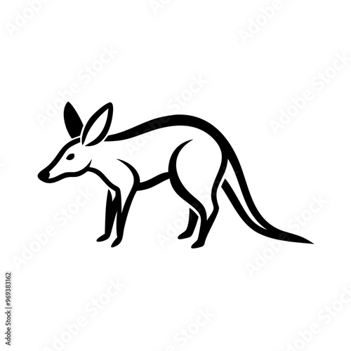 Aardvark Vector Illustration - SVG, Cricut Files, Clipart, and Cut Files for Silhouette, Perfect for Logos and T-shirt Graphics