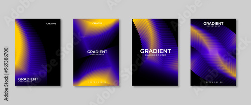 Minimalist gradient poster, suitable for wall decoration, covers, backgrounds and others