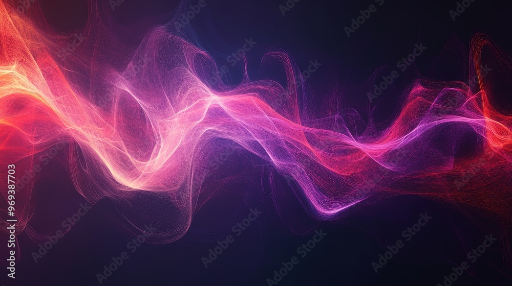 Fototapeta premium A cosmic plasma effect background