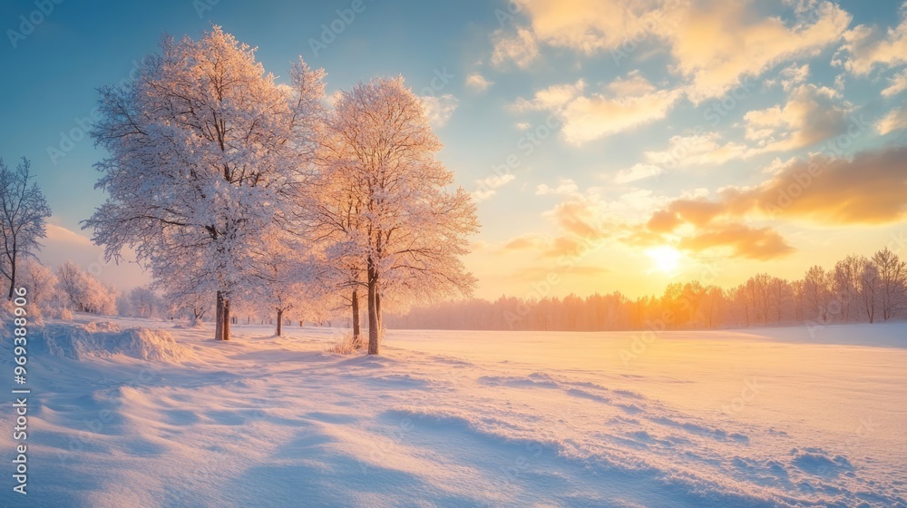 winter outdoor scenery wallpaper