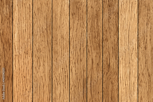 Closeup of rustic, brown woodgrain texture with vertical planks.