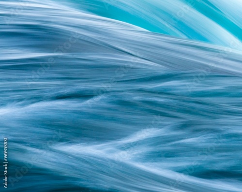 Close-up view of water cascading over Niagara Falls