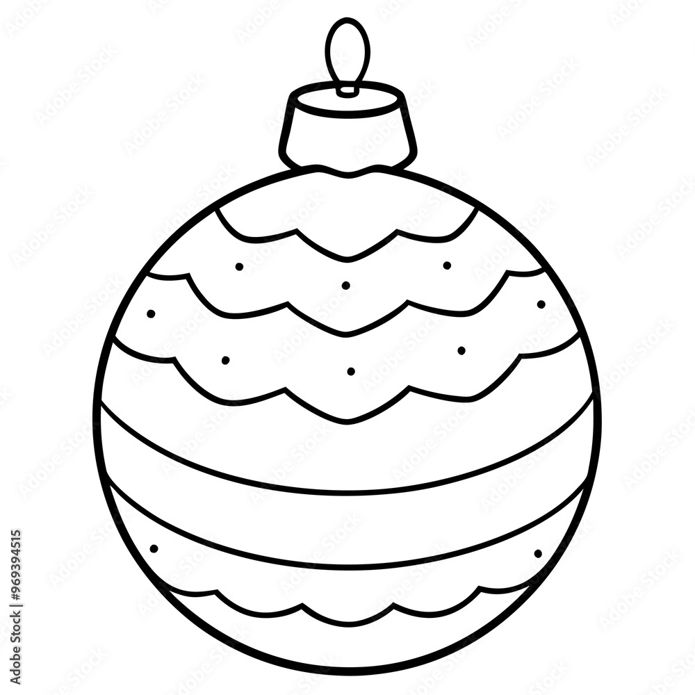christmas tree toy outline coloring book page line art drawing christmas tree toy outline coloring book page line art drawing