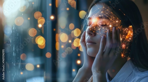 EMDR techniques during ketamine therapy help patients heal past traumas effectively. Concept PTSD treatment, EMDR therapy, Ketamine therapy, Trauma healing, Mental health S