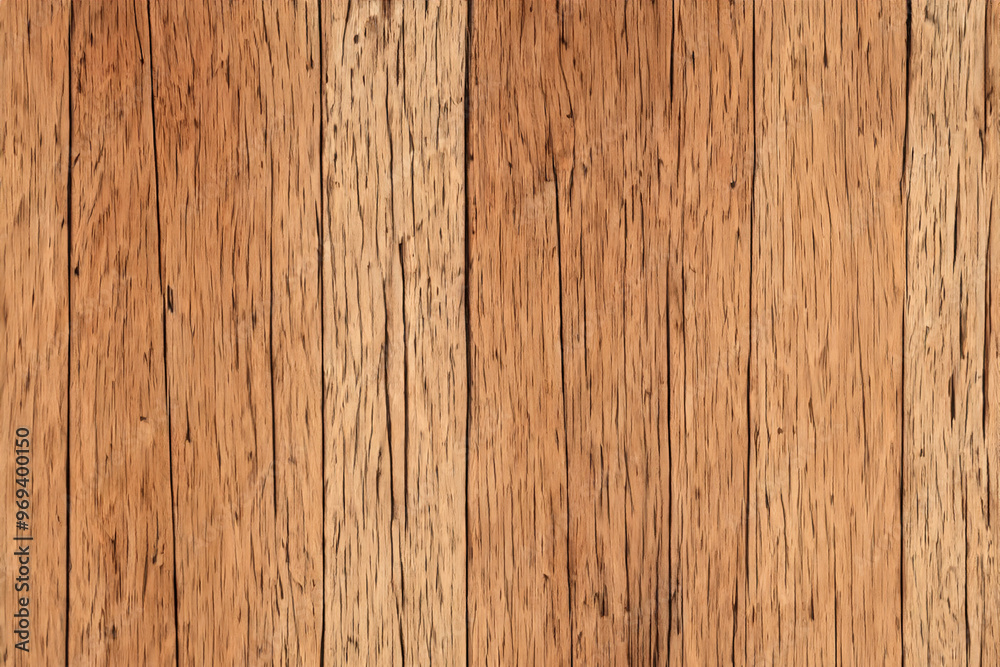 Close-up of brown wooden planks, featuring a textured, weathered surface with visible grain patterns.