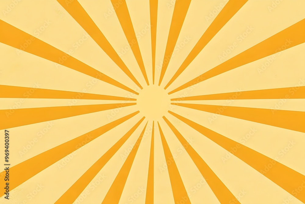 Fototapeta premium hyper realistic yellow sunburst rays sunbeam background