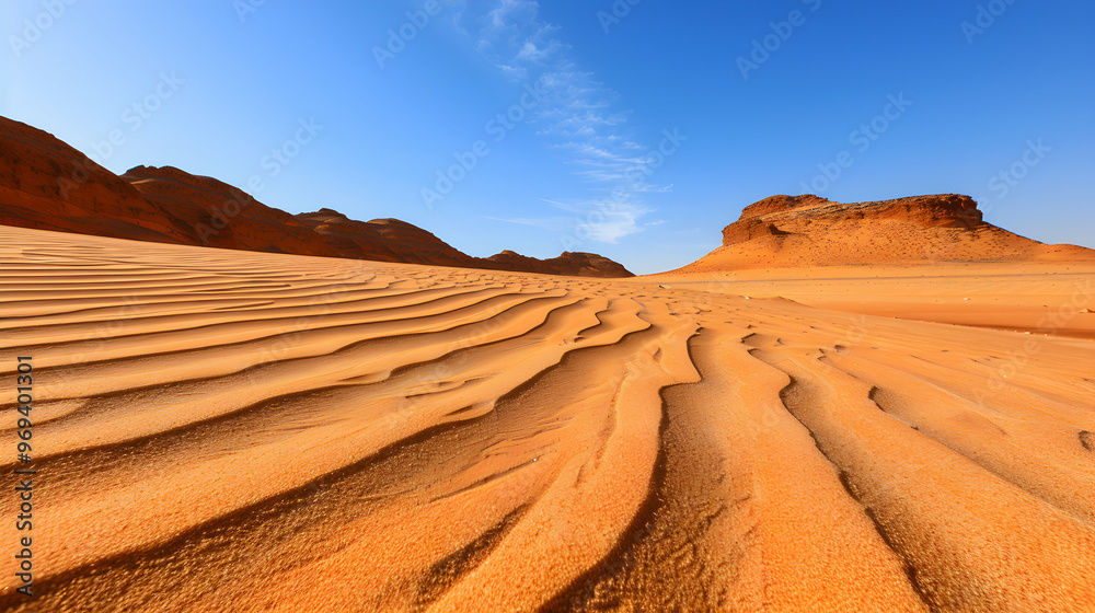 Naklejka premium The Patterns Sand Make Pers