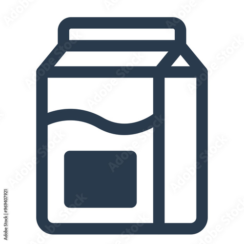 Carton of Fresh Organic Milk