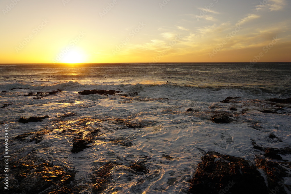 Obraz premium Coucher de soleil sur l’ocean
