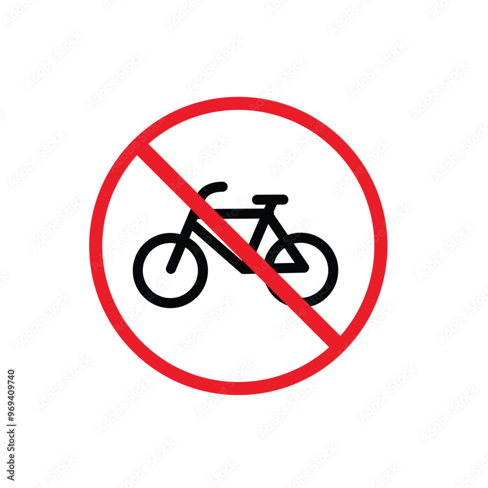 road sign icon, bicycles no parking allowed. suitable for poster and web icon use road sign icon, bicycles no parking allowed. suitable for poster and web icon use