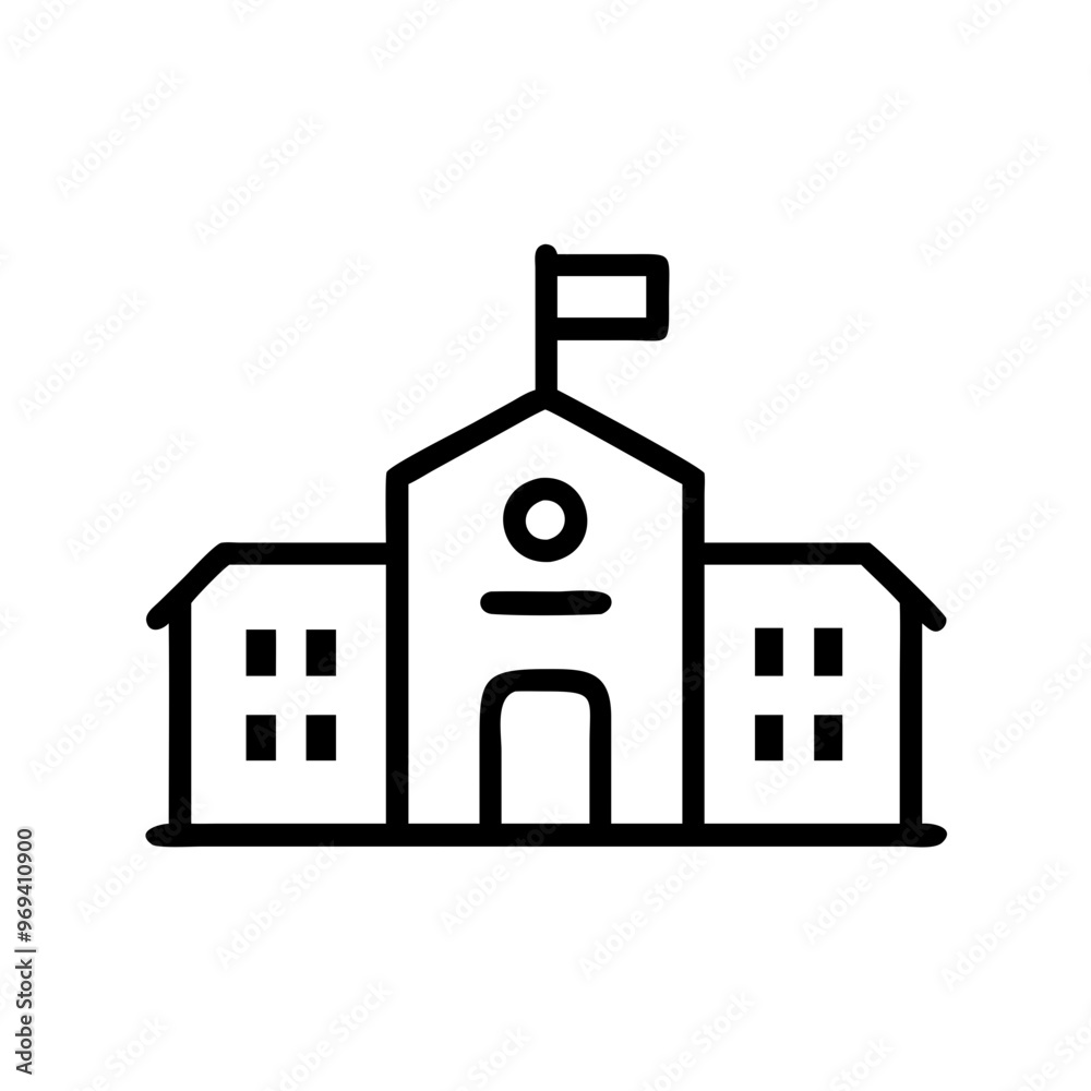 College campus illustration representing online learning and educational institutions
College campus illustration representing online learning and educational institutions