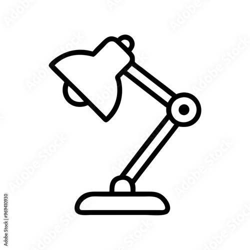 Study lamp symbolizing focus and productivity in online learning environments
