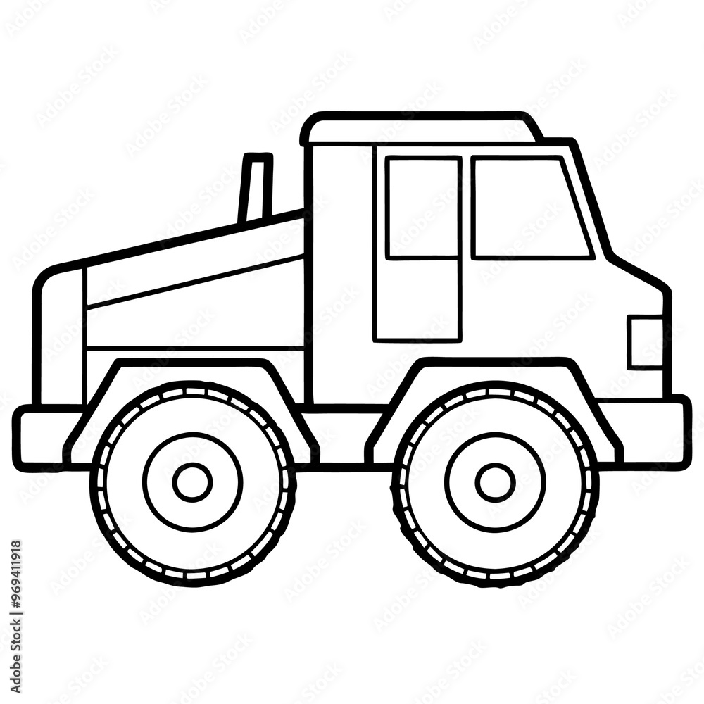 construction vehicle outline coloring book page line art drawing construction vehicle outline coloring book page line art drawing