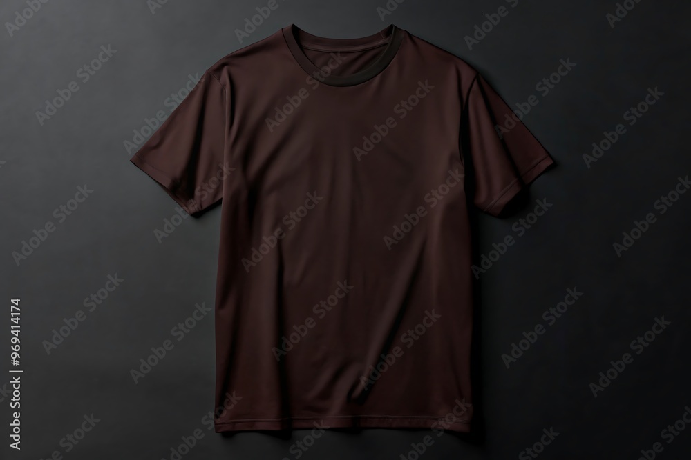 Dark Brown T-Shirt Mockup Minimalist and Stylish Apparel Showcase Dark Brown T-Shirt Mockup Minimalist and Stylish Apparel Showcase