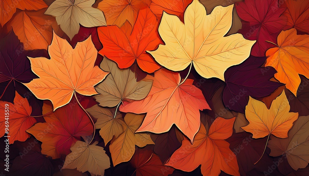 autumn maple leaves. vibrant and colorful arrangement of autumn leaves. autumn leaves background. leaves background autumn maple leaves. vibrant and colorful arrangement of autumn leaves. autumn leaves background. leaves background