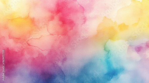 An abstract watercolor background with vibrant colors blending into each other, representing fluid creativity