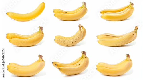 bananas isolated on white background