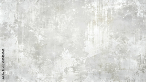 Light gray and white abstract scratched paper grunge