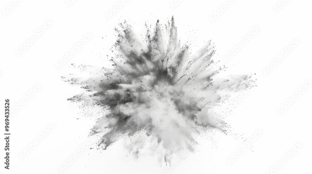 bright white paint color powder explosion