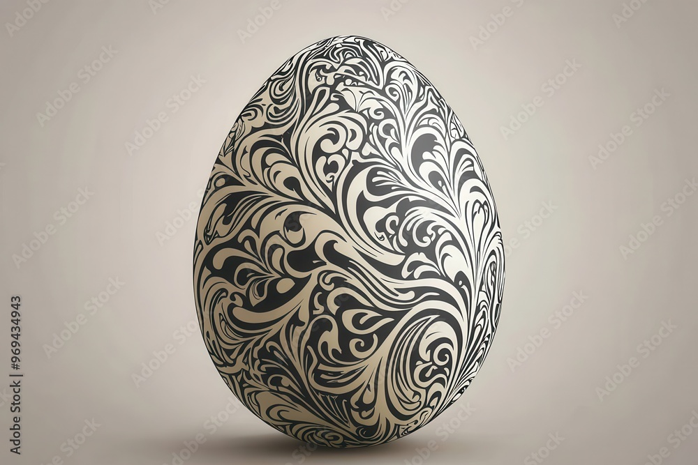 Easter egg outline artwork digital Easter egg outline artwork digital