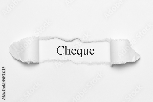 Cheque	
 photo