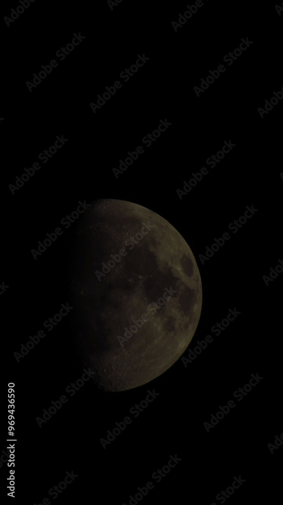 Fototapeta premium Moon Against Dark Night