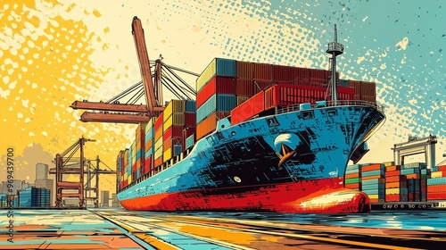 Profitable Port Pop Art
