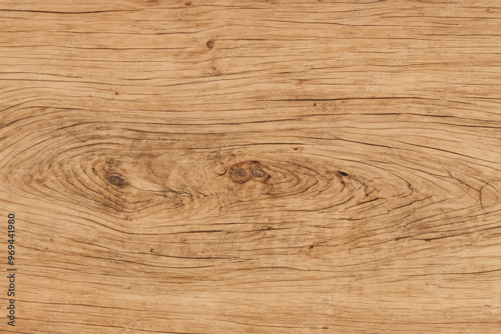 Close-up shot of light brown wood texture with grain and knots. Close-up shot of light brown wood texture with grain and knots.