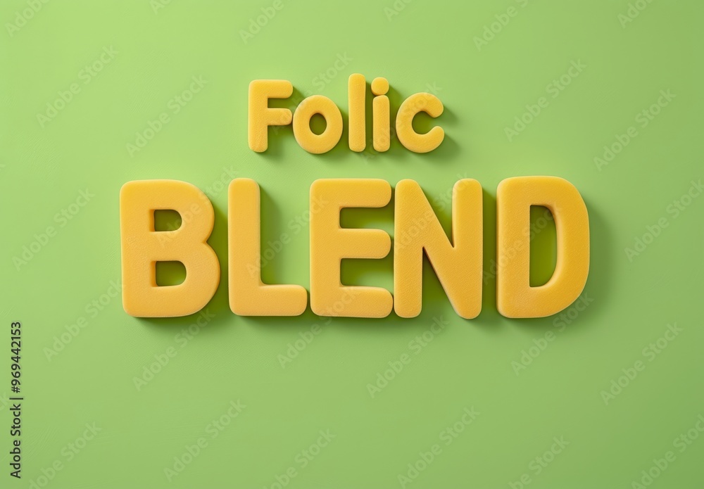 A green background with the word A green background with the word