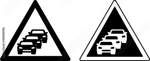 Canvas-taulu Signs Traffic Jam