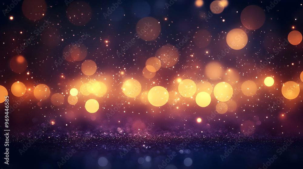 A vibrant background of glowing orbs and sparkles, ideal for festive or artistic designs. A vibrant background of glowing orbs and sparkles, ideal for festive or artistic designs.