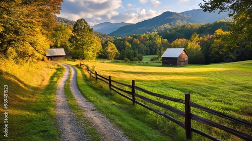 The Mountain Farm Museum at Great Smoky Mountains National Park North Carolina photo