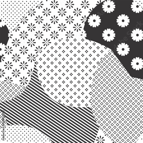 Pache Work Design Pattern For background, texture, fabric.