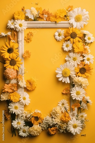 autumn leaves frame
